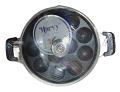 Appam Patra Paniyaram Non Stick Pan With Glass Lid (12 Mould) 10"